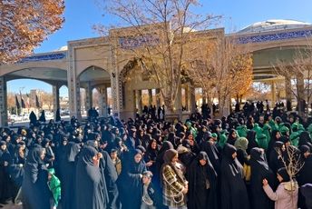 اجتماع عزاداران و عشاق فاطمه زهرا در بروجن