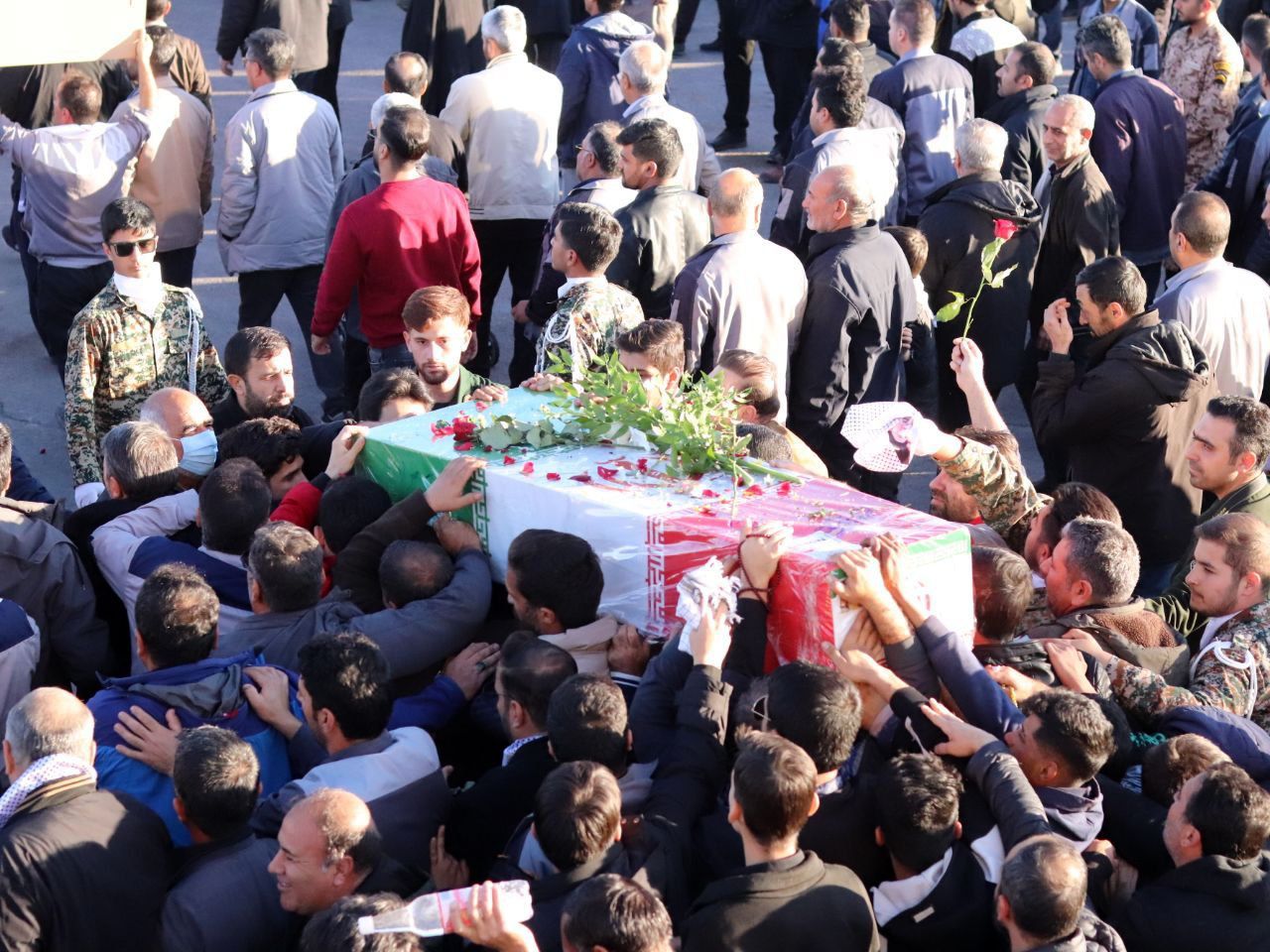 تشییع شهدای گمنام در جاجرم