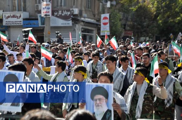 راهپیمایی 13 آبان در کرمانشاه