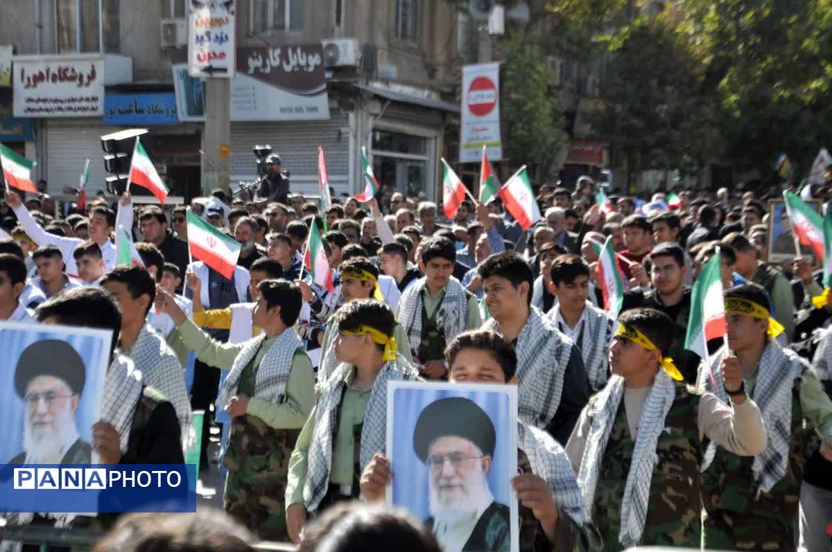 راهپیمایی 13 آبان در کرمانشاه