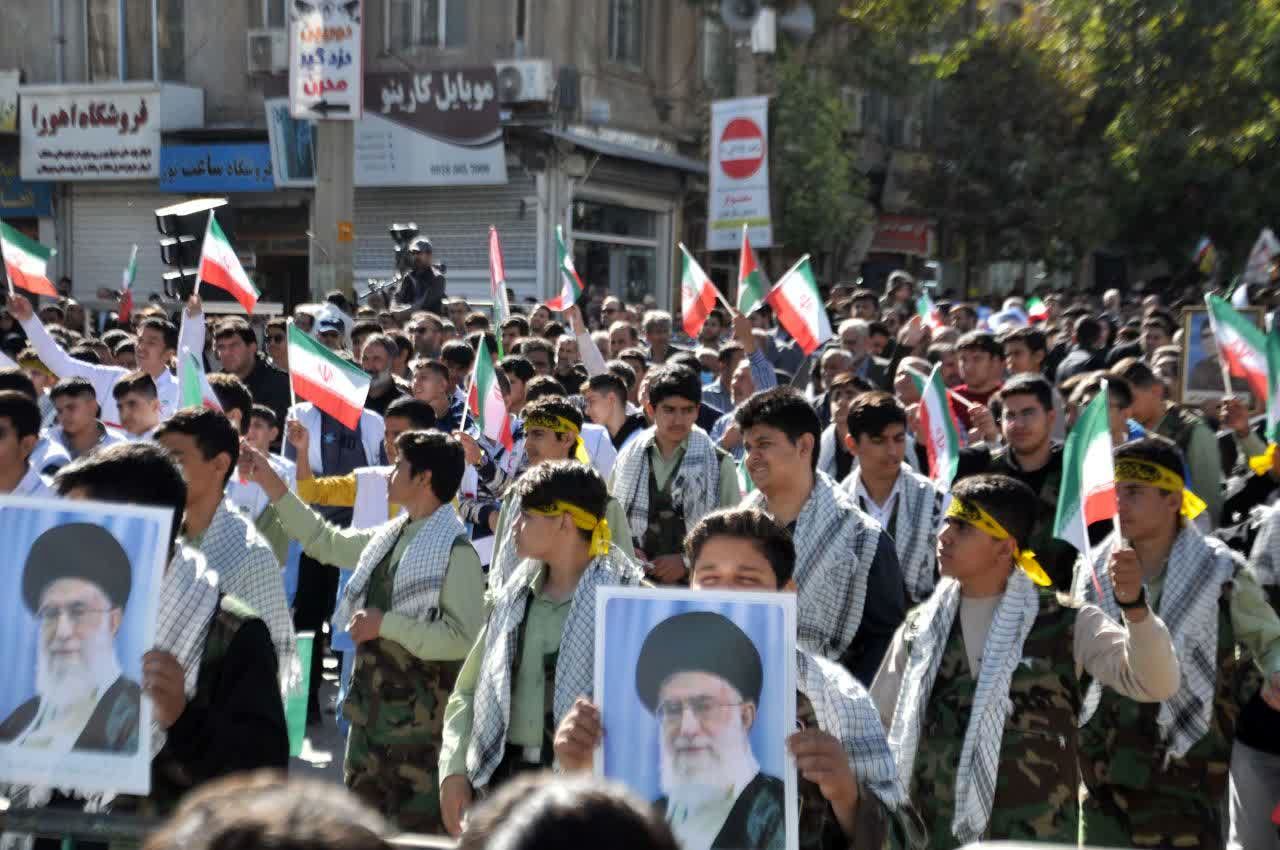 راهپیمایی 13 آبان در کرمانشاه