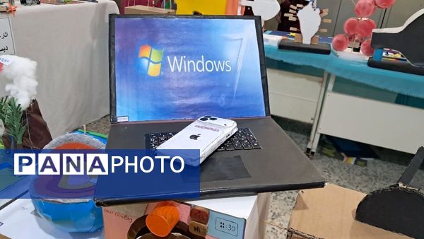 نمایشگاه جشنواره «نوین کاو» در پژوهش سرای دانش‌آموزی حاجی آباد