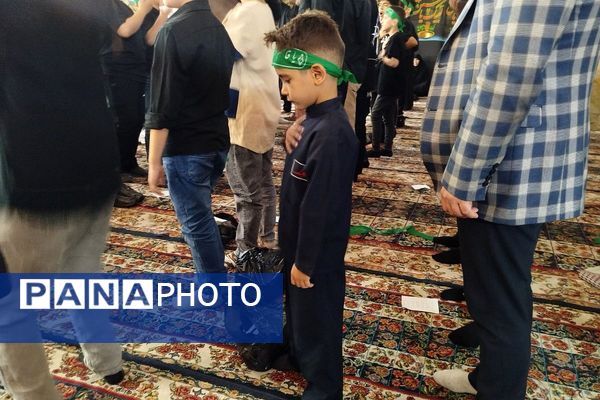  برگزاری مراسم سوگواره احلی من العسل در امامزاده حضرتین شهرستان قدس