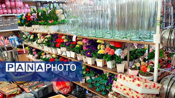 قاب‌هایی زیبا از مغازه‌های بام ایران، در روزهای پایانی سال 