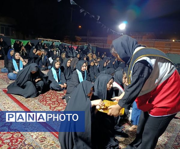 حضور دادستان کاشمر در مراسم عزاداری هیئت جوانان علی اکبری (ع) و هلال احمر کاشمر