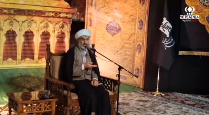 مراسم عزاداری دهه آخر ماه صفر در مهدیه اعظم سمنان