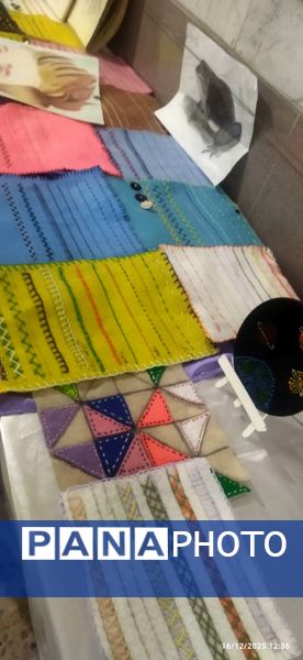 جوشش هنری دختران دبیرستان نجمه