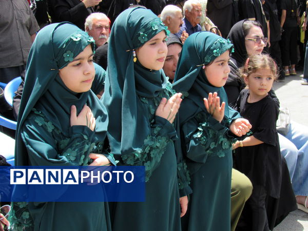 مراسم تاسوعای حسینی در کامیاران 