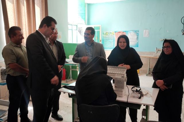 بازدید از کارگاه طراحی دوخت هنرستان ثمین