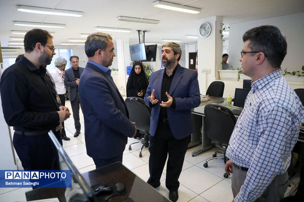 بازدید احمد محمودزاده معاون وزیر آموزش و پرورش از خبرگزاری پانا