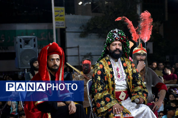 کاروان نمادین اسرای کربلا به مناسبت شهادت حضرت رقیه(س) در تربت‌حیدریه