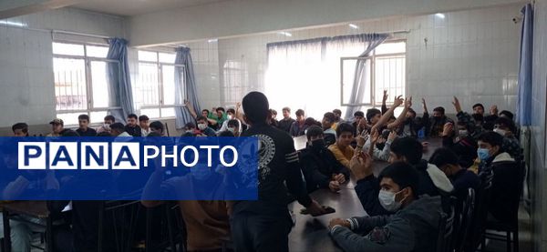 مراسم سوگواری به مناسبت دهه فاطمیه در مدرسه  علامه طبابایی سرهنگ