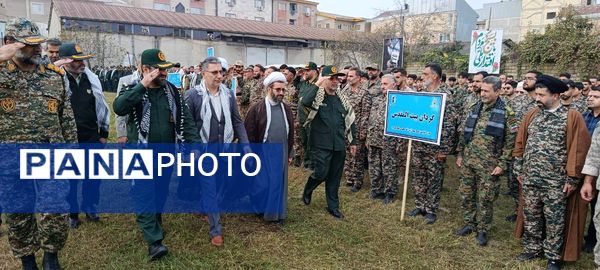 رزمایش اقتدار بسیجیان در شهرستان صومعه‌سرا