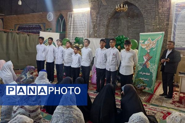 فشافویه میزبان خلوت عاشقانه دانش آموزان در نخستین روز اعتکاف همزمان با ولادت حضرت علی (ع)