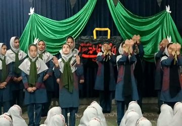 نور فاطمه (س) در آسمان مدرسه زکیه تابید