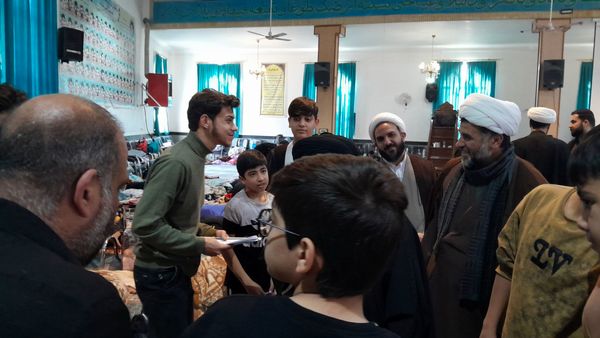 بازدید مسئولین شهرستان از اعتکاف دانش‌آموزی 
