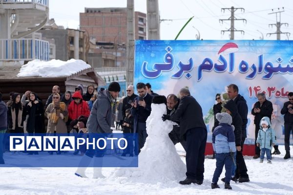 جشنواره آدم برفی در ارومیه