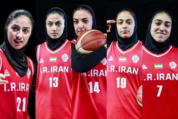درخشش زنان ایران در بسکتبال کاپ آسیا/ ۵ بازیکن در جمع بهترین‌ها