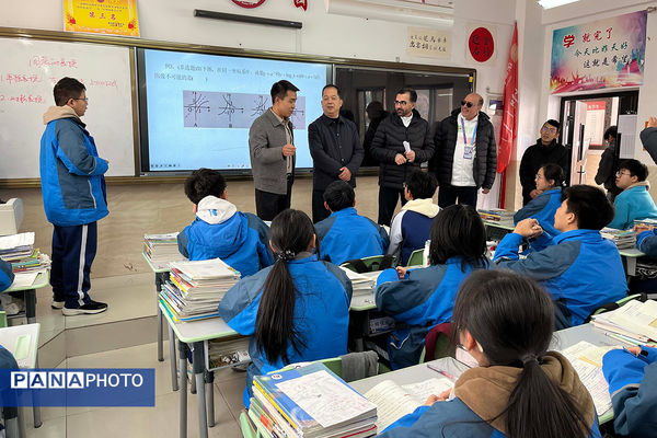 بازدید دانش‌آموزان والیبالیست زیر ۱۵ سال ایران از مدرسه شانگژو در روز چهارم مسابقات