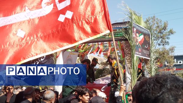 پیاده‌روی جاماندگان اربعین در شهرستان بیرجند