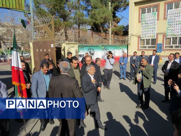 کلنگ زنی نمازخانه مدرسه پسرانه تیزهوشان بجنورد