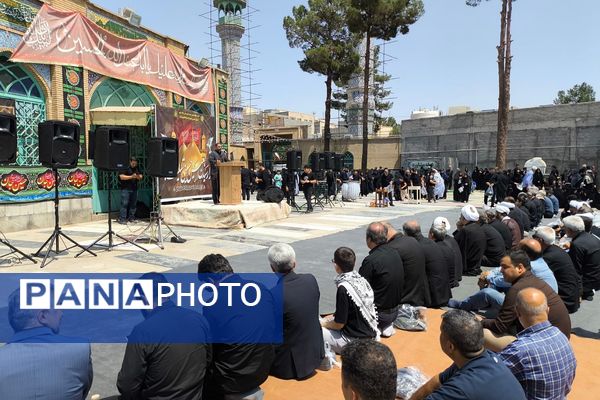 خیل عاشقان حسینی در مسیر جاماندگان اربعین رباط کریم