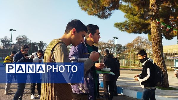 استقبال از شهید گمنام  در دبیرستان شاهد امام ابوذرغفاری 