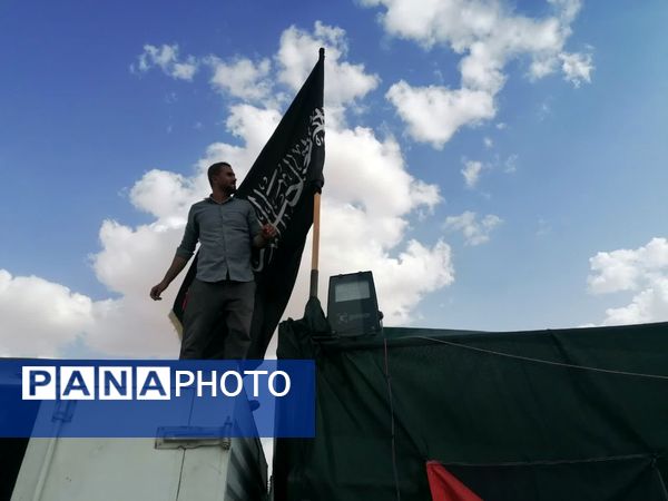 برپایی موکب عاشورایی اربعین حسینی در شیروان
