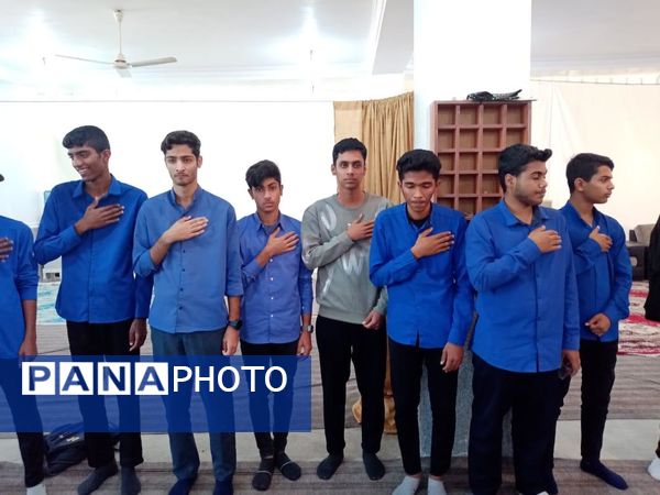 آیین استقبال باشکوه از شهید گمنام در مسجد مهدیه فین