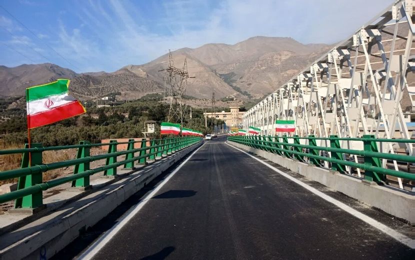 پل بزرگ سفیدرود در مسیر اصلی منجیل - طارم بهره‌برداری شد