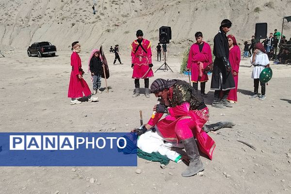 مراسم تعزیه خوانی در روز اربعین حسینی در شهر بار