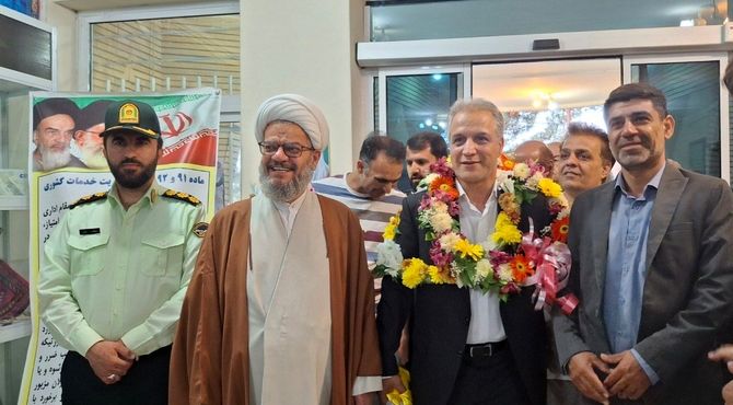 استقبال گرم از قهرمان وزنه‌برداری پیشکسوتان آسیا مسعود سلطان‌‌تویه در دامغان