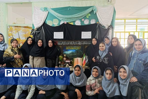 پیوند دل‌های دانش‌آموزان شهرقدس در سوگ حضرت زهرا(س)