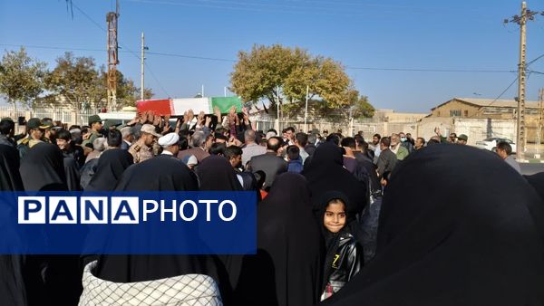  بدرقه باشکوه شهید خوشنام دفاع مقدس در سرخس