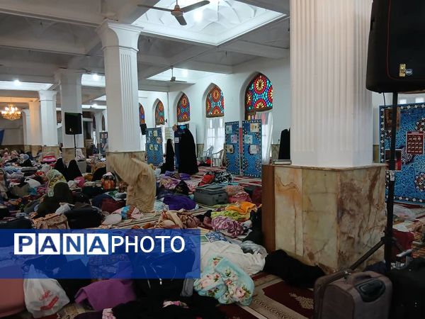 برگزاری آیین اعتکاف در مصلی رشت