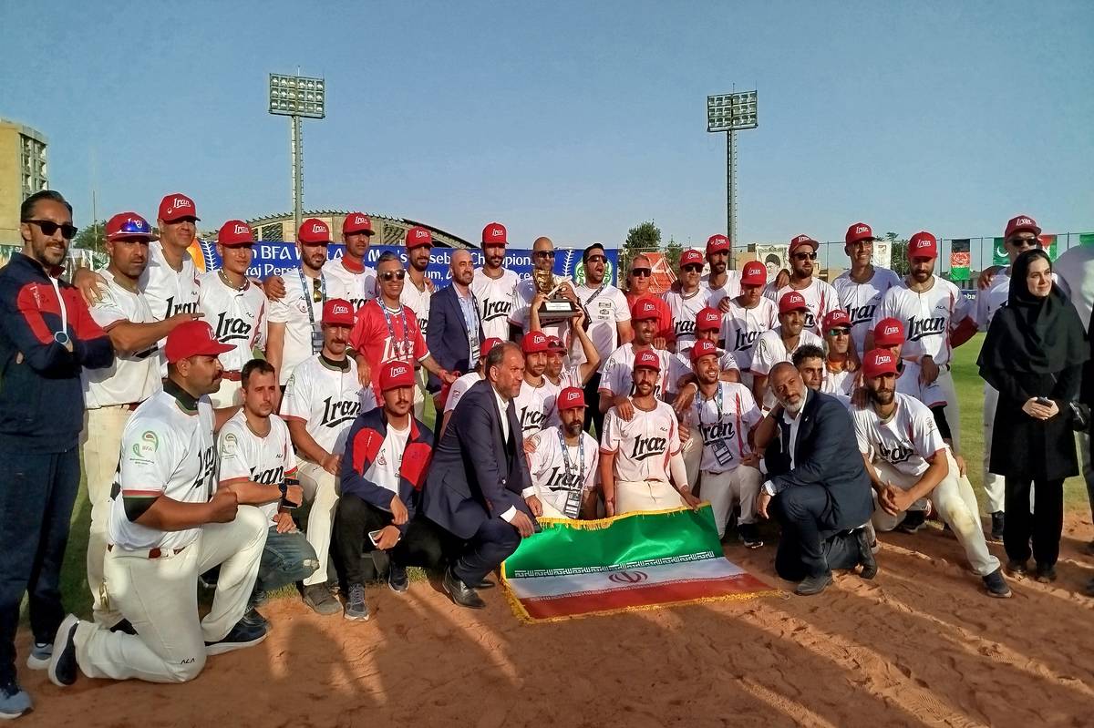 فلسطین فاتح مسابقات بیسبال غربآسیا شد