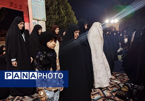 مراسم دهه اول محرم در گلزار شهدای نیشابور