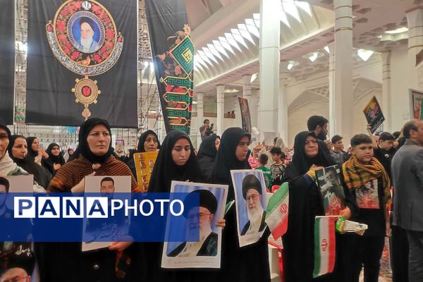 مراسم چهلمین روز شهدای جنگ 12 روزه تهاجم رژیم صهیونیستی در شیراز 