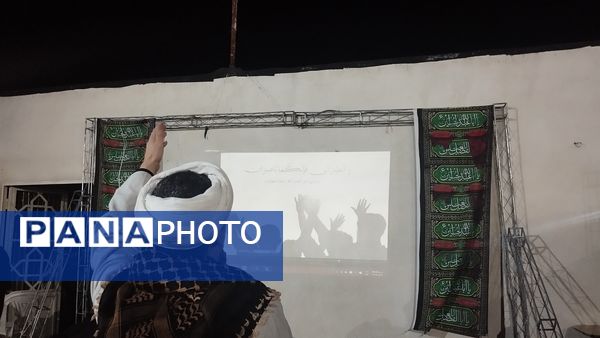 مراسم عزاداری شب ششم ماه محرم در مسجد چهارده معصوم (ع) 