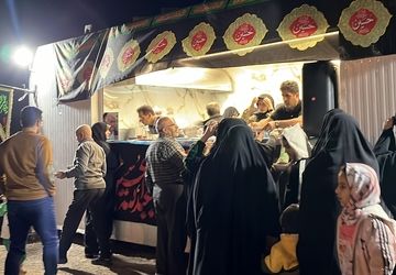 موکبی که به عشق حضرت فاطمه برپا شد