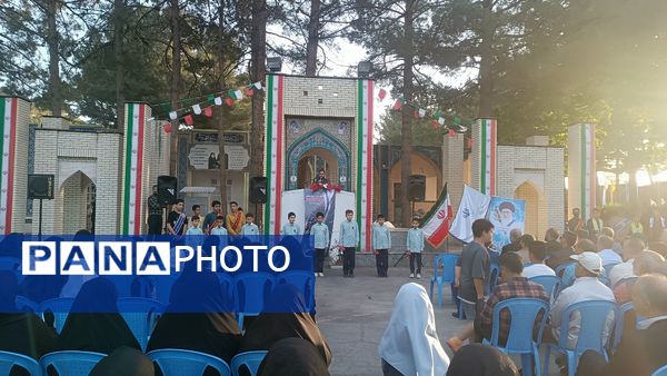 مراسم غبارروبی لاله زار شهرستان نیشابور به مناسبت گرامیداشت هفته معلم 
