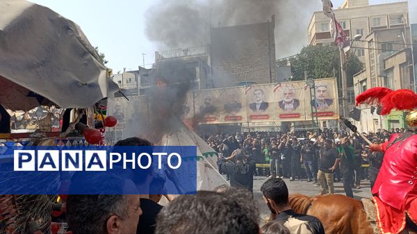 دارالشهدای تهران در سوگ سیدالشهدا(ع) به عزا نشست