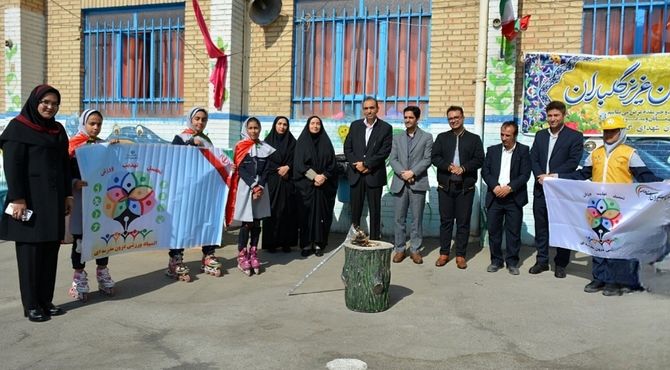 المپیاد ورزشی درون‌مدرسه‌ای در مدرسه شهدای گمنام بهارستان دو