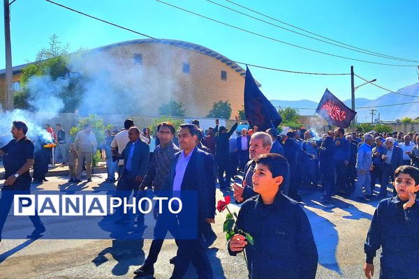استقبال باشکوه از پیکر۶ شهید گمنام در شهرستان باشت