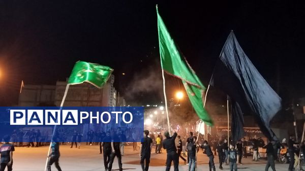 اهتزار پرچم ماه محرم در شهر بن 