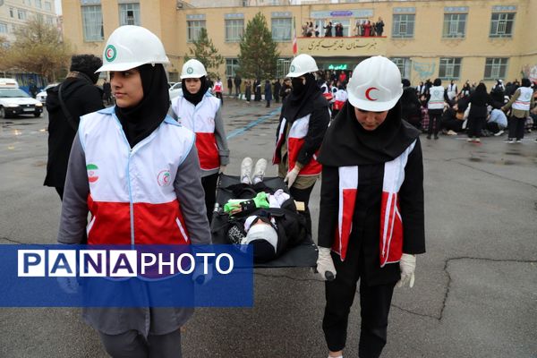 بیست و هفتمین مانور سراسری زلزله در آذربایجان شرقی