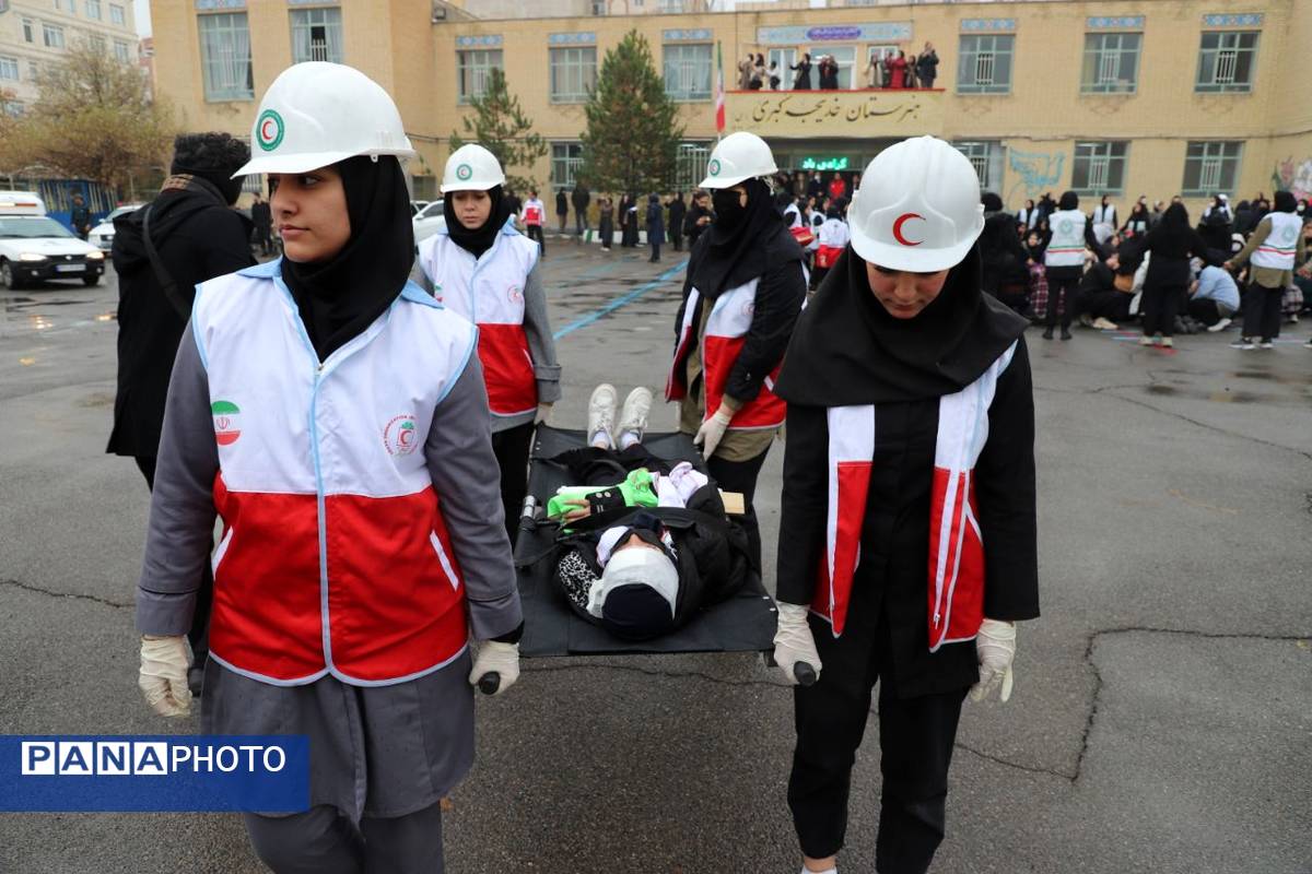 بیست و هفتمین مانور سراسری زلزله در آذربایجان شرقی