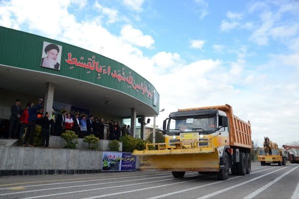 برگزاری رزمایش طرح زمستانه پلیس‌راه فرماندهی انتظامی استان گلستان