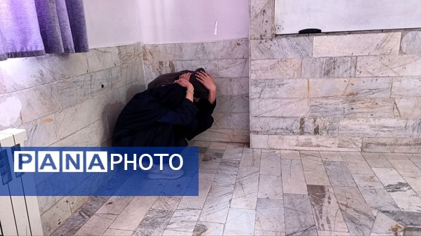 مانور زلزله در دبیرستان حضرت سکینه