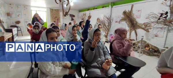بازدید دبستان دخترانه شاهد۲ حضرت رقیه(س)، از موزه حیات وحش شیروان